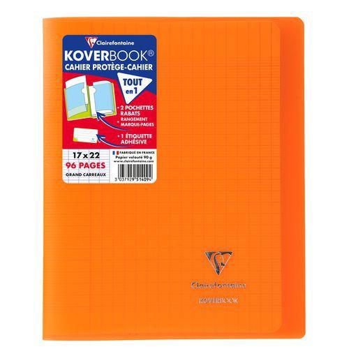 Cahier piqué Koverbook 17x22 cm 96p Seyès - Clairefontaine fullname image