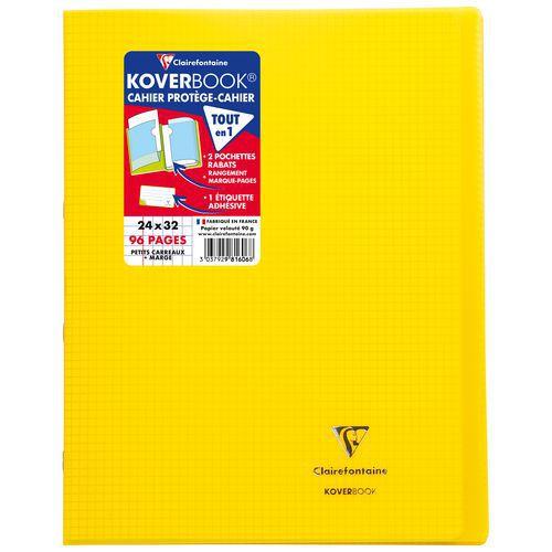 Koverbook piqué polypro transparent Jaune 24x32cm 96p Q.5x5 thumbnail image 1