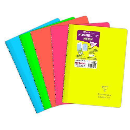 Cahier reliure intégrale Koverbook Neon A4 160p - Clairefontaine thumbnail image 1