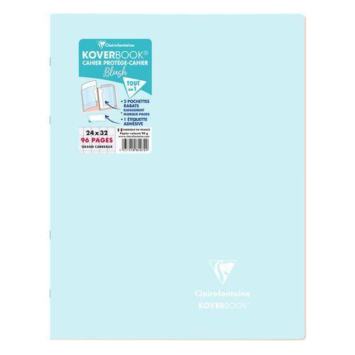 Cahier piqué Koverbook Blush Seyès 24x32cm 96p - Clairefontaine thumbnail image 1