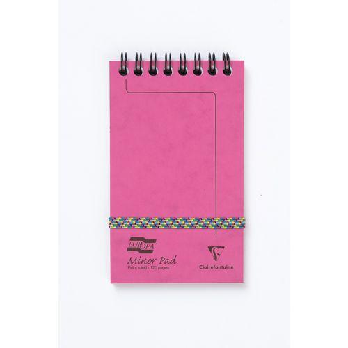 Europa Minor Pad reliure intégrale Fuchsia 12,2x7,6cm 120p détachLigné thumbnail image 1