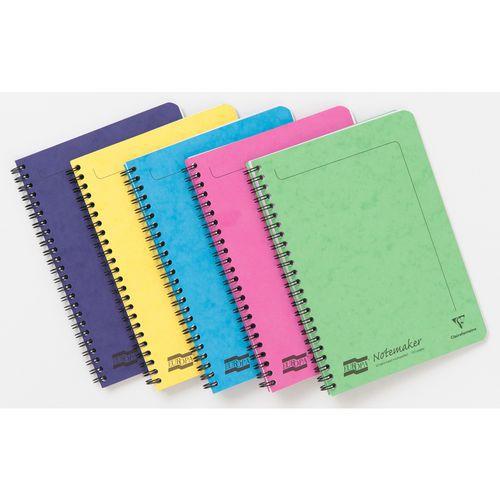 Europa A5 Notemaker reliure intégrale assortiment C 14,8x21cm 120p détachligné thumbnail image 1