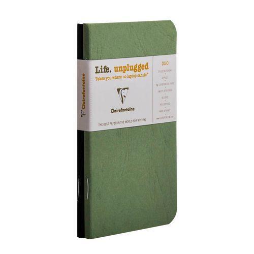 Age Bag DUO set de 2 carnets piqués 7,5x12cm 48p 5x5 assorti thumbnail image 1