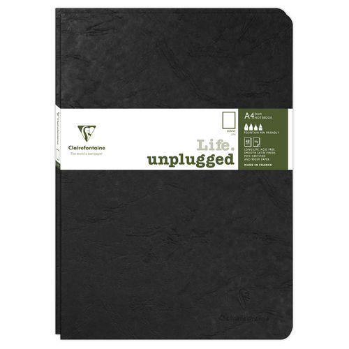 Age Bag DUO set de 2 cahiers piqués 21x29,7cm 96p uni noir thumbnail image 1