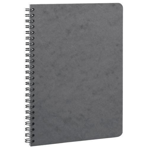 Age Bag  carnet reliure intégrale 14,8x21cm 100p 5x5 gris thumbnail image 1