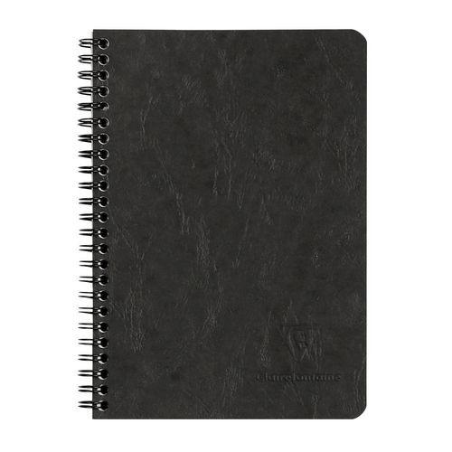 Age Bag carnet reliure intégrale à poches 14,8x21cm 120p détachligné noir thumbnail image 1