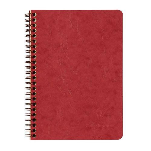 Age Bag carnet reliure intégrale à poches 14,8x21cm 120p détachligné rouge thumbnail image 1