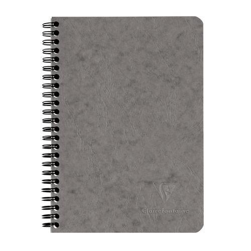 Age Bag carnet reliure intégrale à poches 14,8x21cm 120p détachligné gris thumbnail image 1