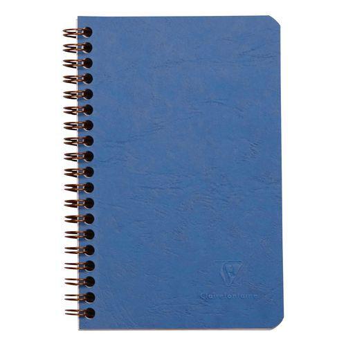 Age Bag carnet reliure intégrale à poches 11x17cm 120p détachligné bleu thumbnail image 1