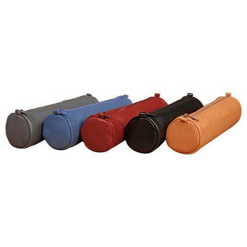 Age Bag trousse cuir ronde 21xØ6cm assortiment thumbnail image 1
