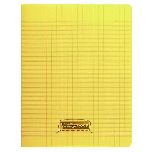 8000 POLYPRO, Cahier piqué jaune 17x22cm 48p séyès 90g thumbnail image 1