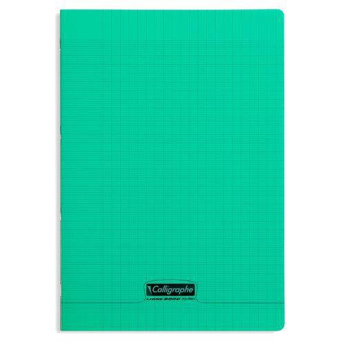8000 POLYPRO, Cahier piqué vert 21x29,7cm 48p séyès 90g thumbnail image 1