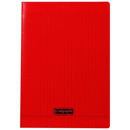 8000 POLYPRO, Cahier piqué rouge 21x29,7cm 96p séyès 90g thumbnail image 1