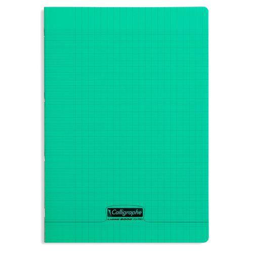 8000 POLYPRO, Cahier piqué vert 21x29,7cm 96p séyès 90g thumbnail image 1