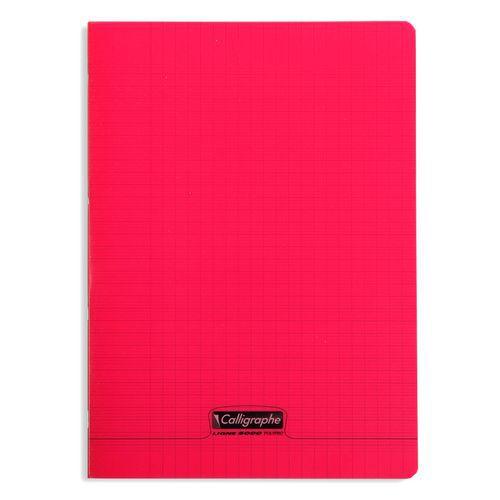 Illustration de : Cahier piqué 8000 polypro A4 Seyès 140p - Calligraphe