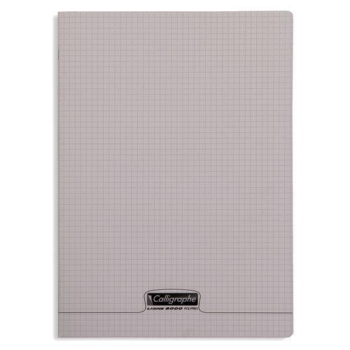 8000 POLYPRO, Cahier piqué gris 21x29,7cm 96p Q.5x5 90g thumbnail image 1