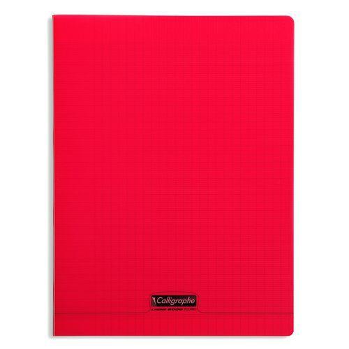 8000 POLYPRO, Cahier piqué rouge 21x29,7cm 192p séyès 90g thumbnail image 1