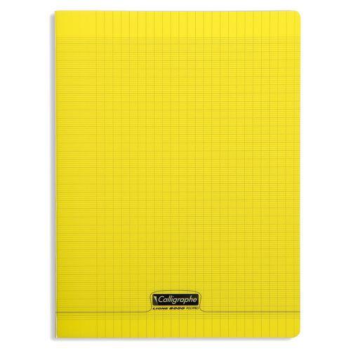8000 POLYPRO, Cahier piqué jaune 21x29,7cm 192p séyès 90g thumbnail image 1