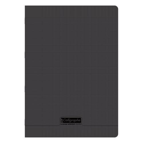 8000 POLYPRO, Cahier piqué noir 21x29,7cm 192p séyès 90g thumbnail image 1