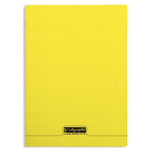 8000 POLYPRO, Cahier piqué jaune 24x32cm 96p Q.5x5 90g thumbnail image 1