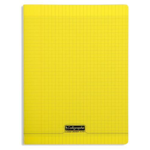 8000 POLYPRO, Cahier piqué jaune 24x32cm 192p séyès 90g thumbnail image 1