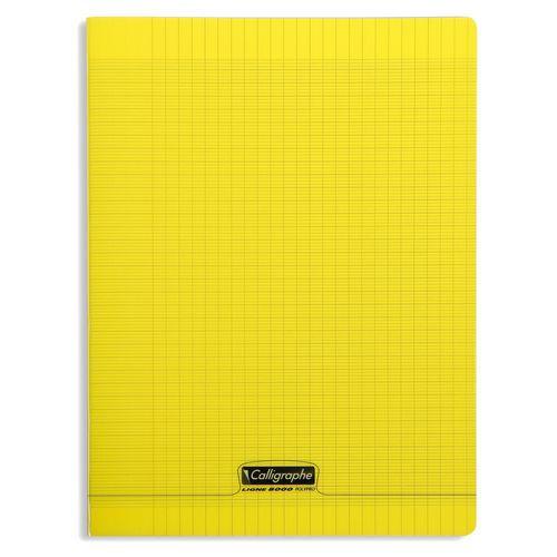 8000 POLYPRO, Cahier piqué jaune 24x32cm 192p séyès 90g thumbnail image 1