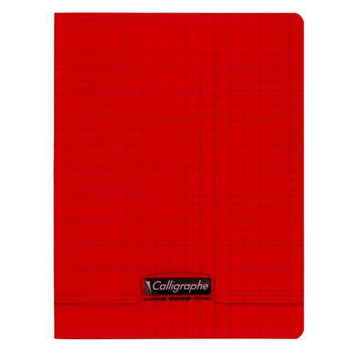 8000 POLYPRO,  Cahier piqué rouge 17x22cm 32p DL3mmIV 90g thumbnail image 1