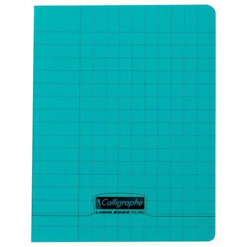 8000 POLYPRO,  Cahier piqué vert 17x22cm 32p Séyès3mm 90g thumbnail image 1