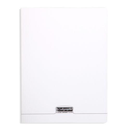 Illustration de : Album piqué 8000 polypro 24x32cm uni - Calligraphe