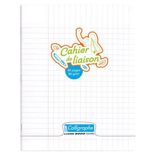 8000 POLYPRO, CAHIER DE LIAISON piqué incolore 17x22cm 48p séyès 90g thumbnail image 1
