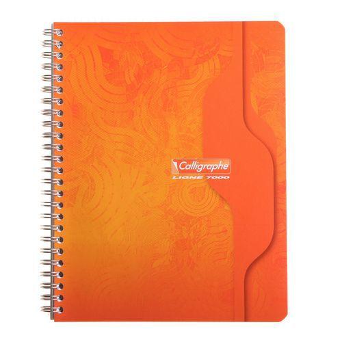 Illustration de : Cahier reliure intégrale 7000 17x22cm 100p - Calligraphe