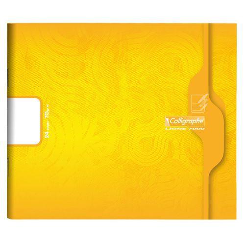 Illustration de : Cahier Maternelles piqué à l'italienne 17x14,7 cm (uni) - Calligraphe