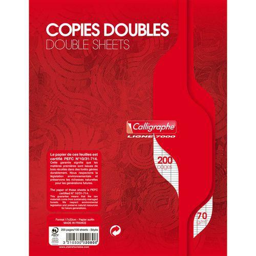 7000, Copies doubles non perfs/film 17x22 200p séyès 70g thumbnail image 1