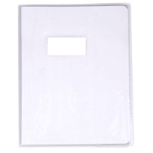 Illustration de : Protège-cahiers cristal 17x22cm - Calligraphe