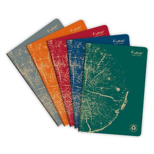 Illustration de : Cahier piqué forever premium A4 96p - Clairefontaine