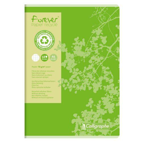 Illustration de : Cahier piqué forever 21x29,7cm 96p - Calligraphe