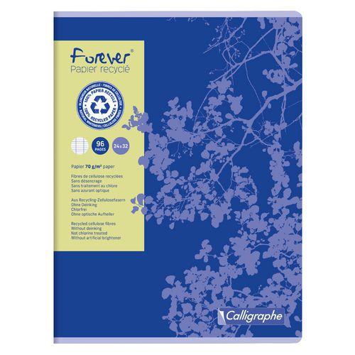 Illustration de : Cahier piqué forever 24x32cm 96p - Calligraphe