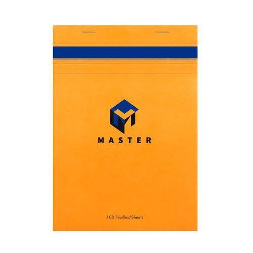 Bloc Master Orange agrafé 100F 70g 14,8x21 Q.5x5 thumbnail image 1