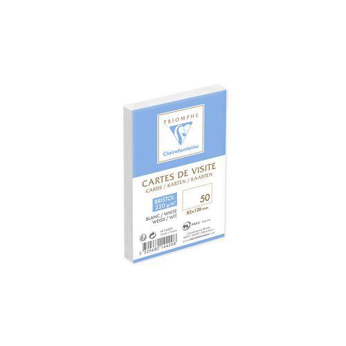 Cartes visite bristol 220g ss cello - Clairefontaine fullname image