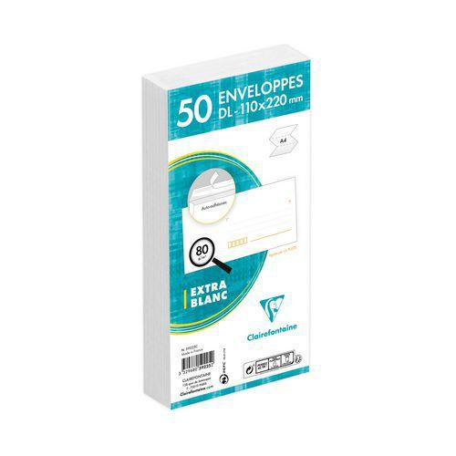 50 enveloppes Claircode 110x220 80g ss cello ass°2 thumbnail image 1