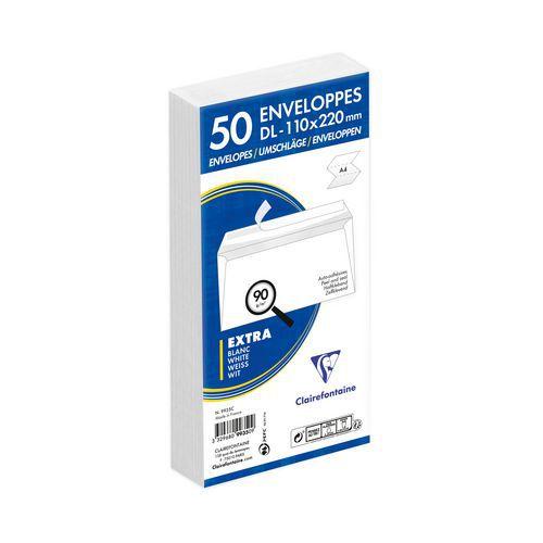50 enveloppes auto.adh110x220 90g ss cello thumbnail image 1