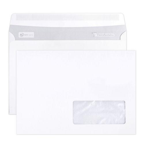 Boite 500 enveloppes auto.adh 162x229 fen45x100 90g ass°1 thumbnail image 1