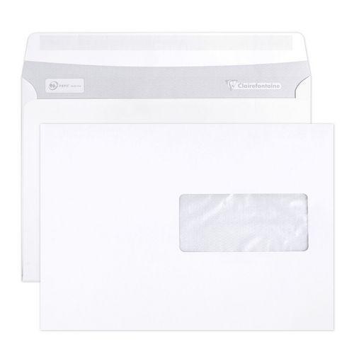 Boite 500 enveloppes auto.adh 162x229 fen45x100 90g ass°2 thumbnail image 1