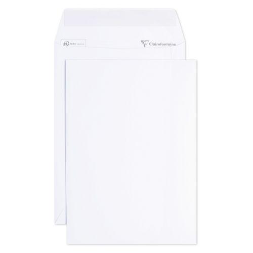 Boite 500 pochettes auto.adh 162x229 blanc 120g thumbnail image 1