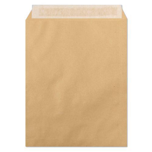Boite 250 pochettes auto.adh 260x330 Kraft Mille raies 90g thumbnail image 1