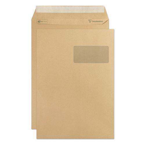 Boite 250 pochettes adh 229x324 fen50x100 Kraft 90g thumbnail image 1