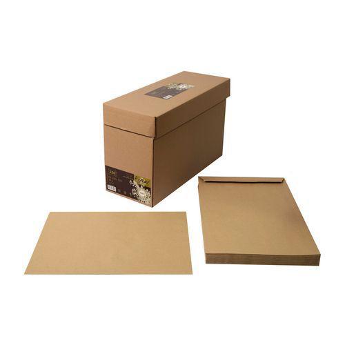 Boite 250 pochettes 229x324 90g kraft recyclé thumbnail image 1