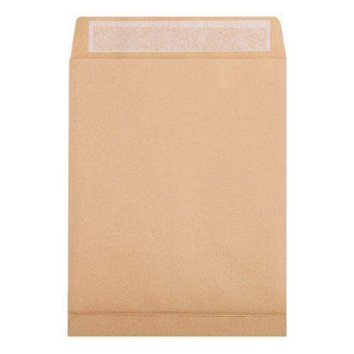 Boite 250 pochettes soufflet 260x330x30 Kraft 120g thumbnail image 1