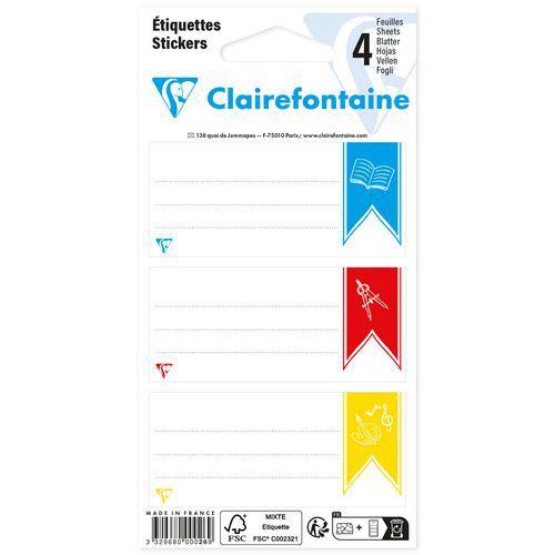 Sachet de 12 étiquettes adhésives "metric" 33,5x75mm thumbnail image 1