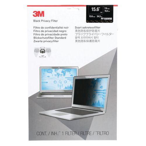 Filtre de confidentialité noir ordinateur portable de 15,6'' thumbnail image 1